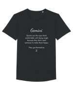 gemini are the type... Tricou mânecă scurtă guler larg Bărbat Skater