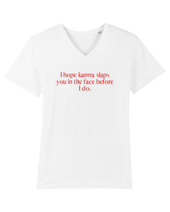 i hope karma... White