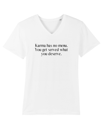 karma has no menu... White