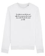 it is better to cross... Bluză mânecă lungă Unisex Rise
