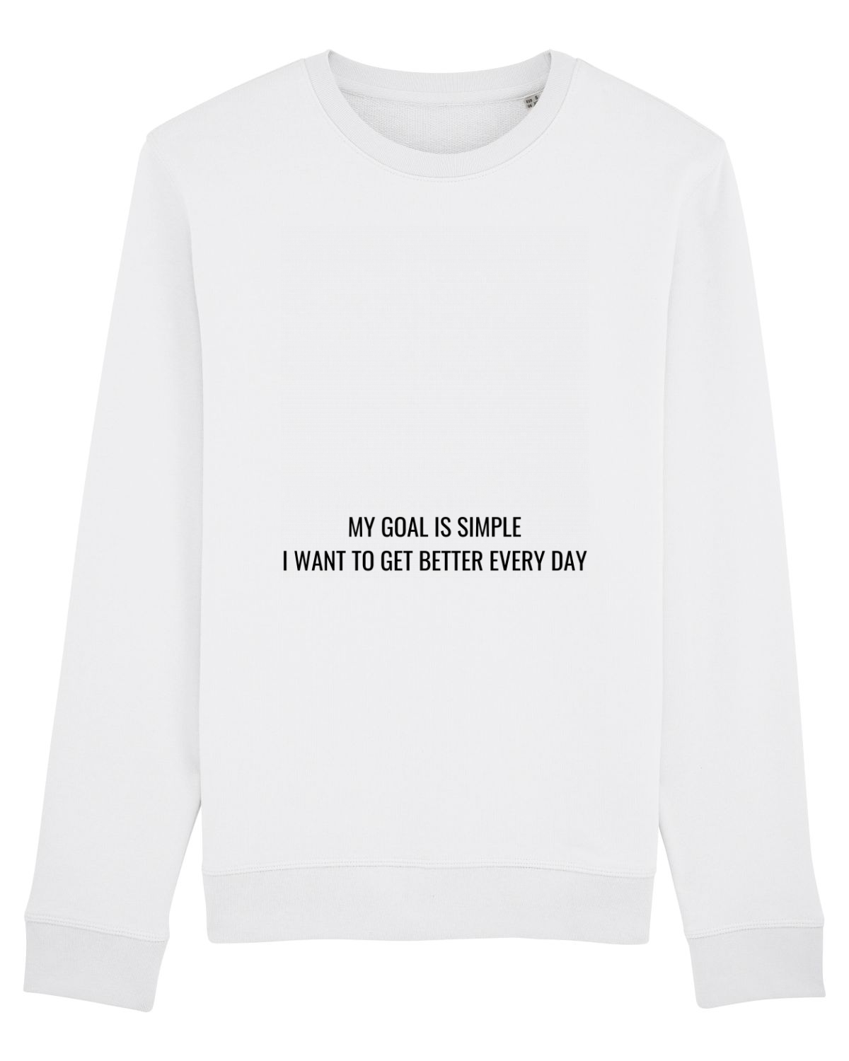 Bluză mânecă lungă Unisex Rise White
