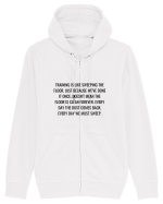 training is like sweeping... Hanorac cu fermoar Unisex Connector