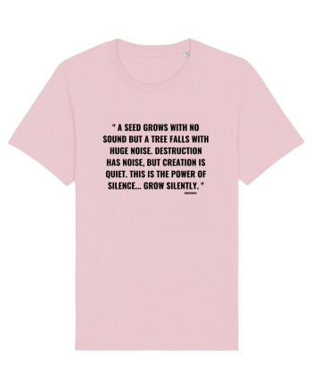 a seed grows with no... Cotton Pink