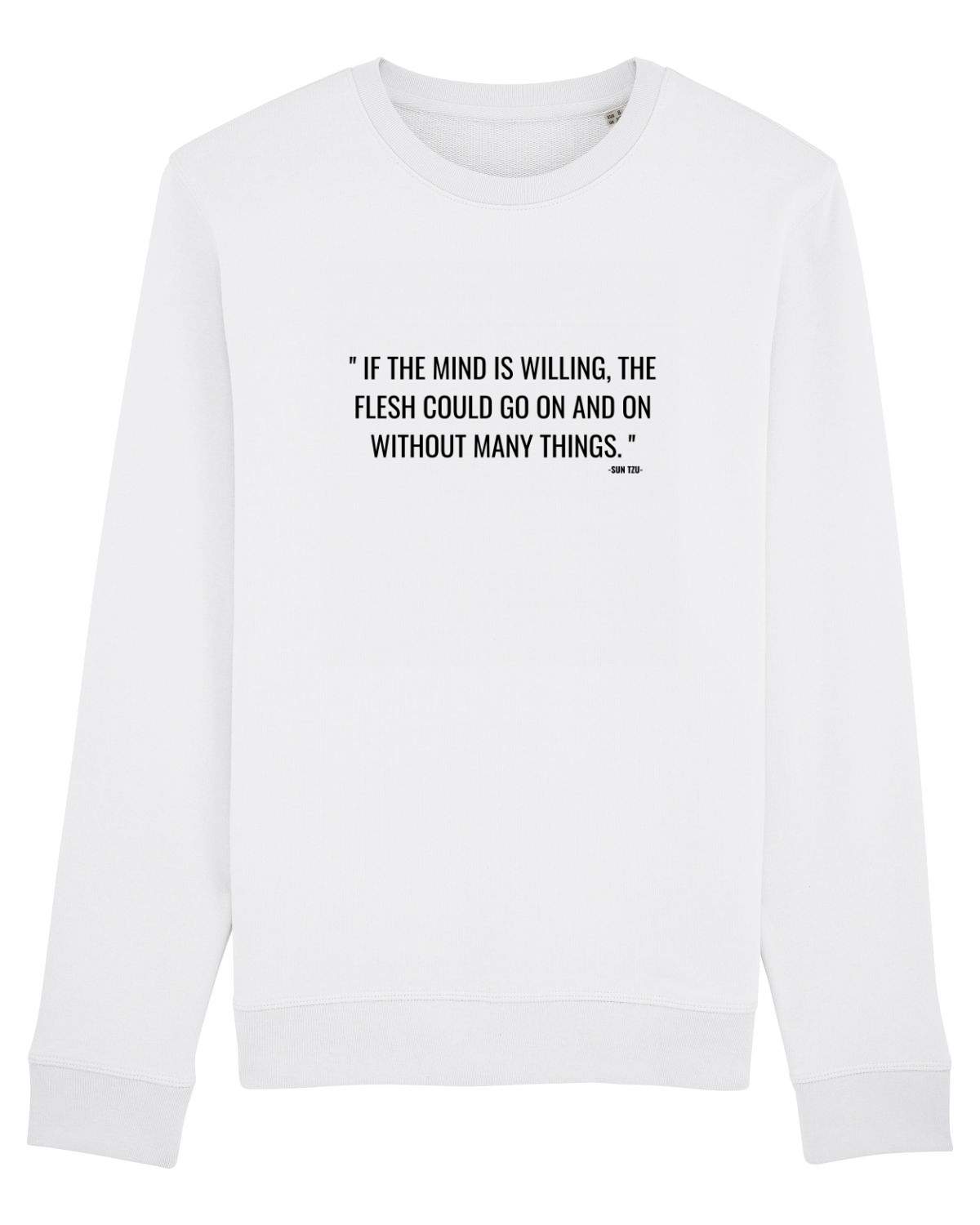 Bluză mânecă lungă Unisex Rise White