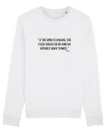 if the mind is willing... Bluză mânecă lungă Unisex Rise