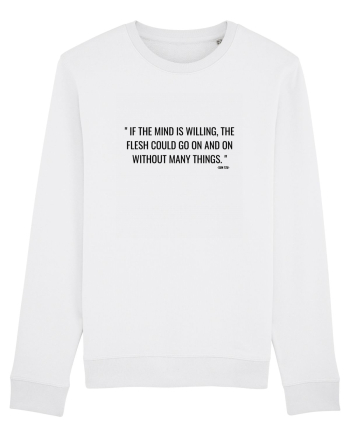 if the mind is willing... White