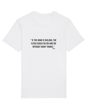if the mind is willing... White