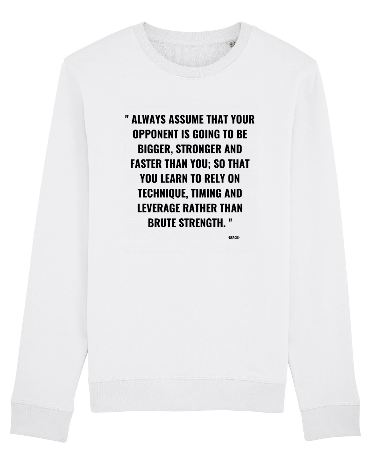 Bluză mânecă lungă Unisex Rise White