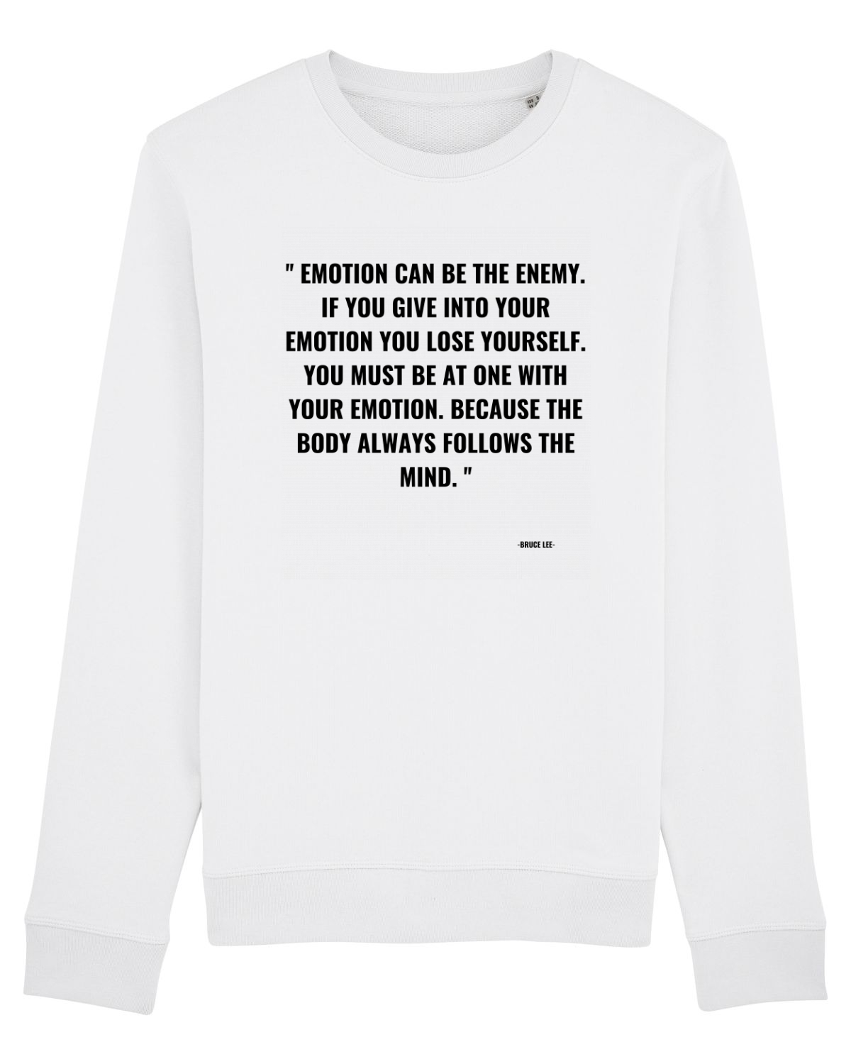 Bluză mânecă lungă Unisex Rise White