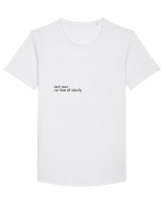 don t react... Tricou mânecă scurtă guler larg Bărbat Skater
