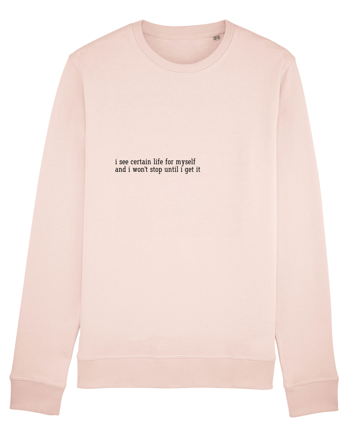 Bluză mânecă lungă Unisex Rise Candy Pink