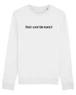 trust what god blocks Bluză mânecă lungă Unisex Rise
