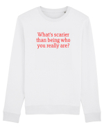 what s scarier... Bluză mânecă lungă Unisex Rise