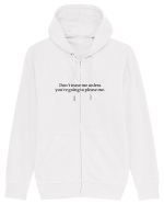 don t tease me ... Hanorac cu fermoar Unisex Connector