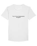you re in my inappropiate... Tricou mânecă scurtă guler larg Bărbat Skater