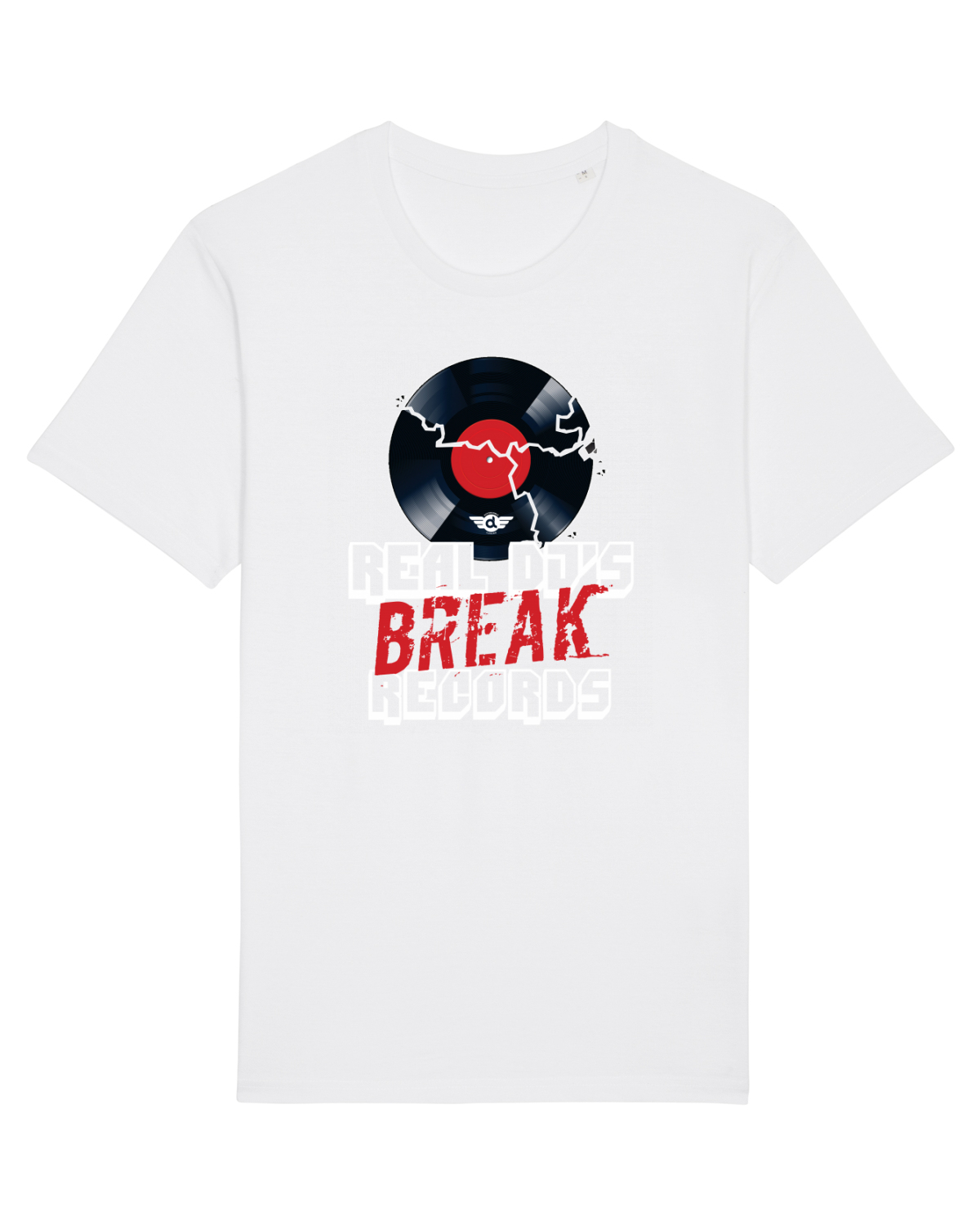 Tricou mânecă scurtă Unisex Rocker White