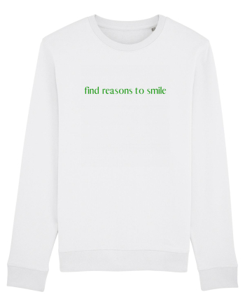 find reason to smile White