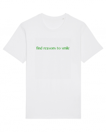 find reason to smile White
