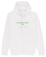 i am curious about you Hanorac cu fermoar Unisex Connector