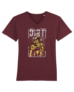 Dirt Life Tricou mânecă scurtă guler V Bărbat Presenter