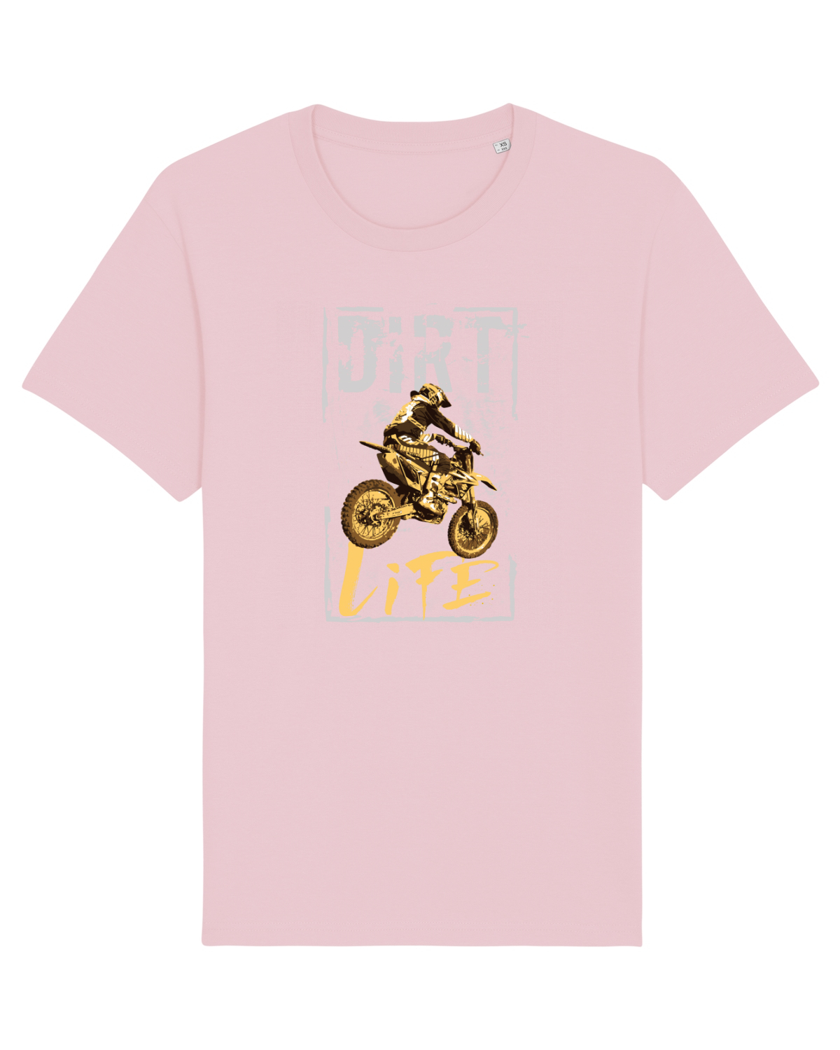 Tricou mânecă scurtă Unisex Rocker Cotton Pink