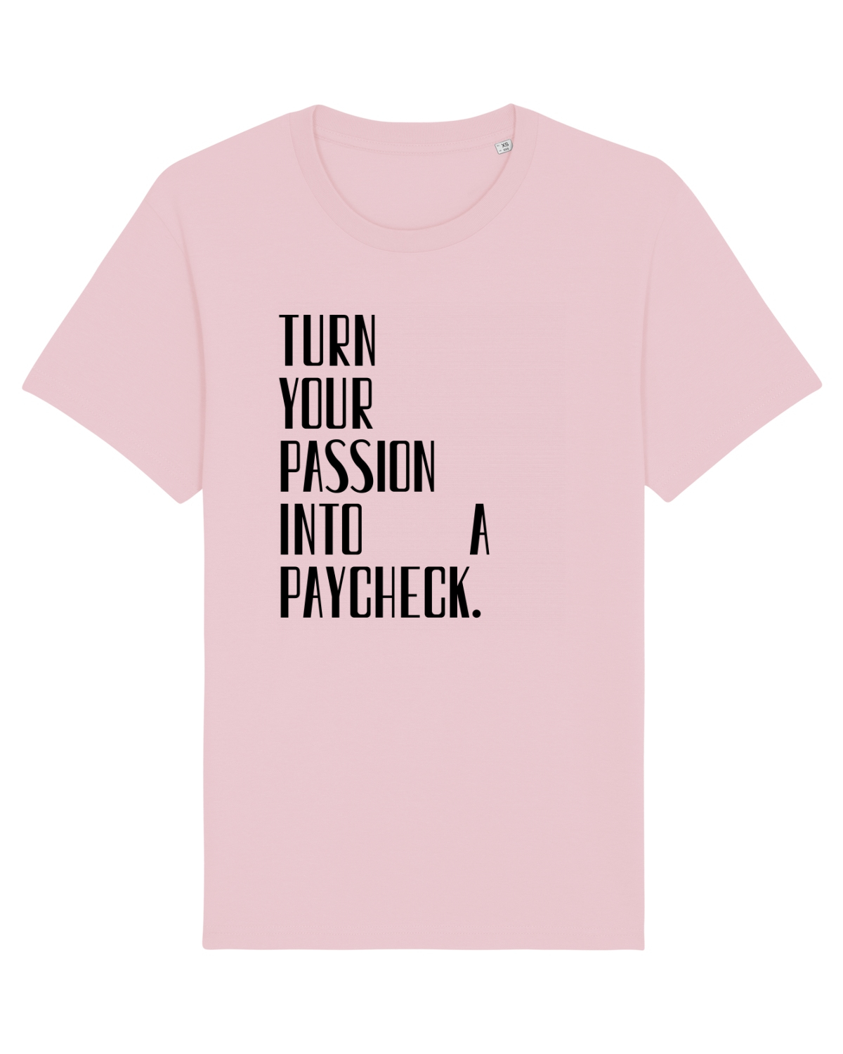 Tricou mânecă scurtă Unisex Rocker Cotton Pink