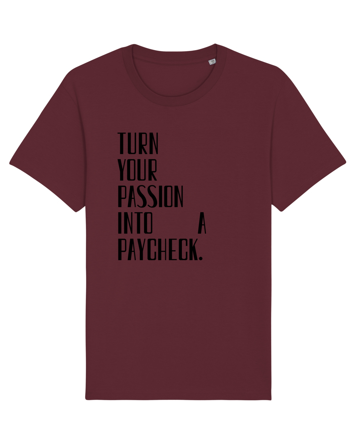 Tricou mânecă scurtă Unisex Rocker Burgundy
