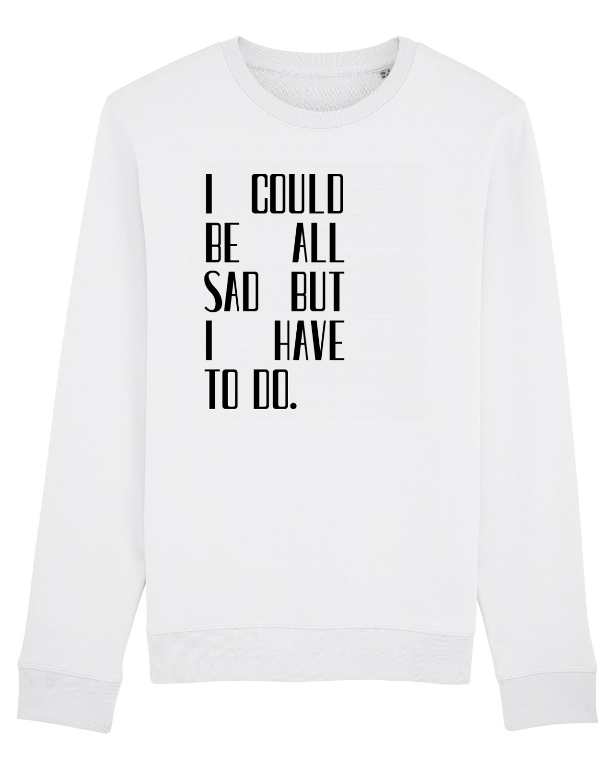 Bluză mânecă lungă Unisex Rise White