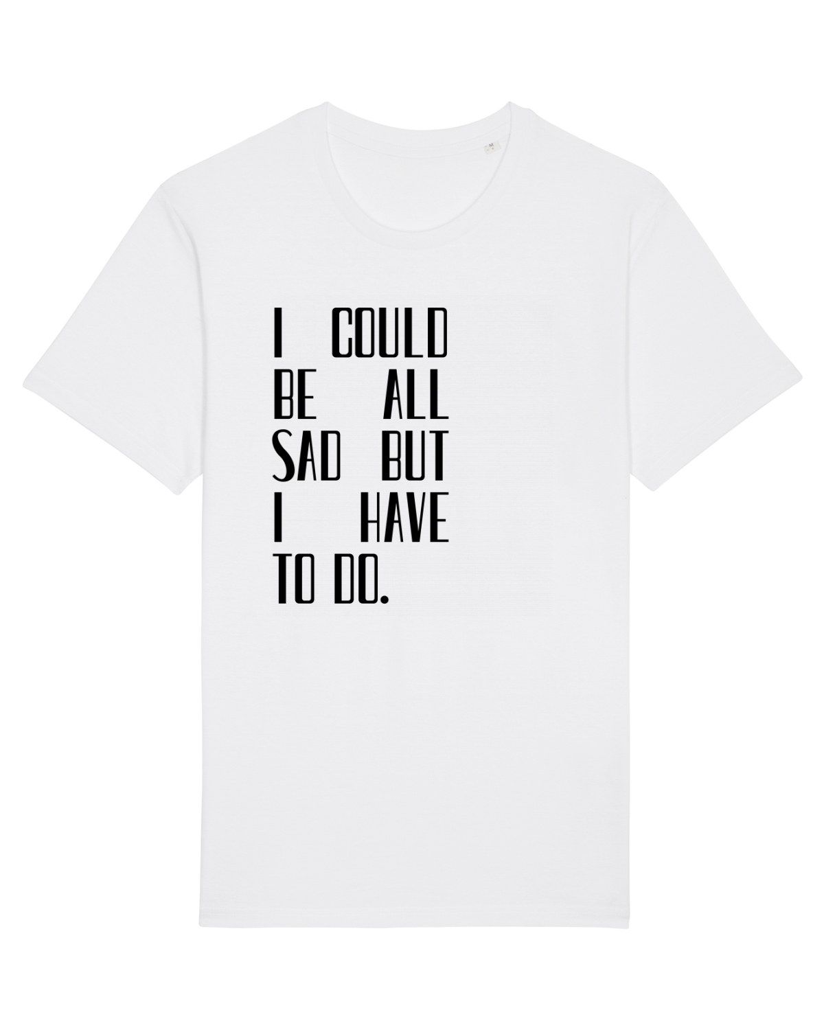 Tricou mânecă scurtă Unisex Rocker White