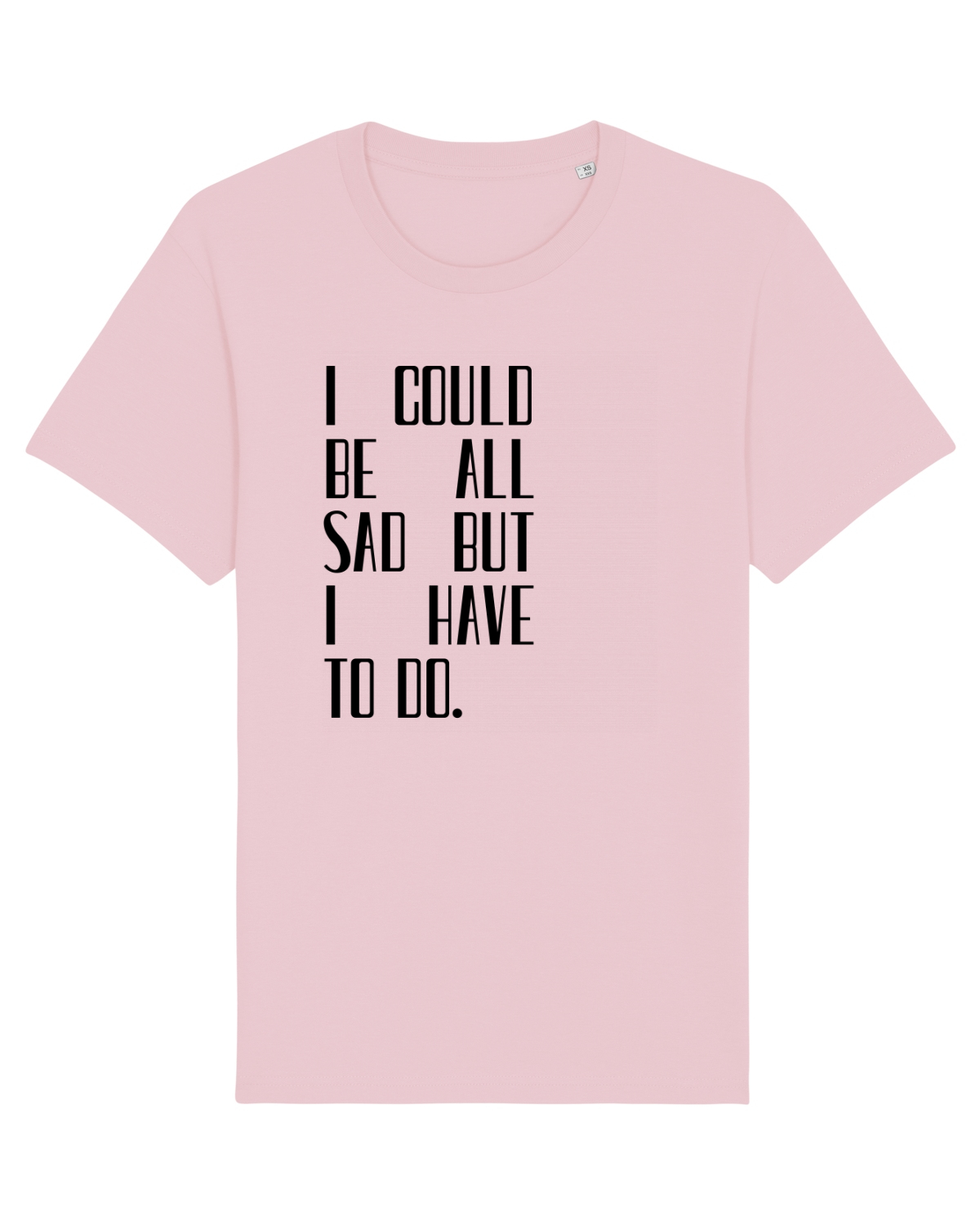 Tricou mânecă scurtă Unisex Rocker Cotton Pink