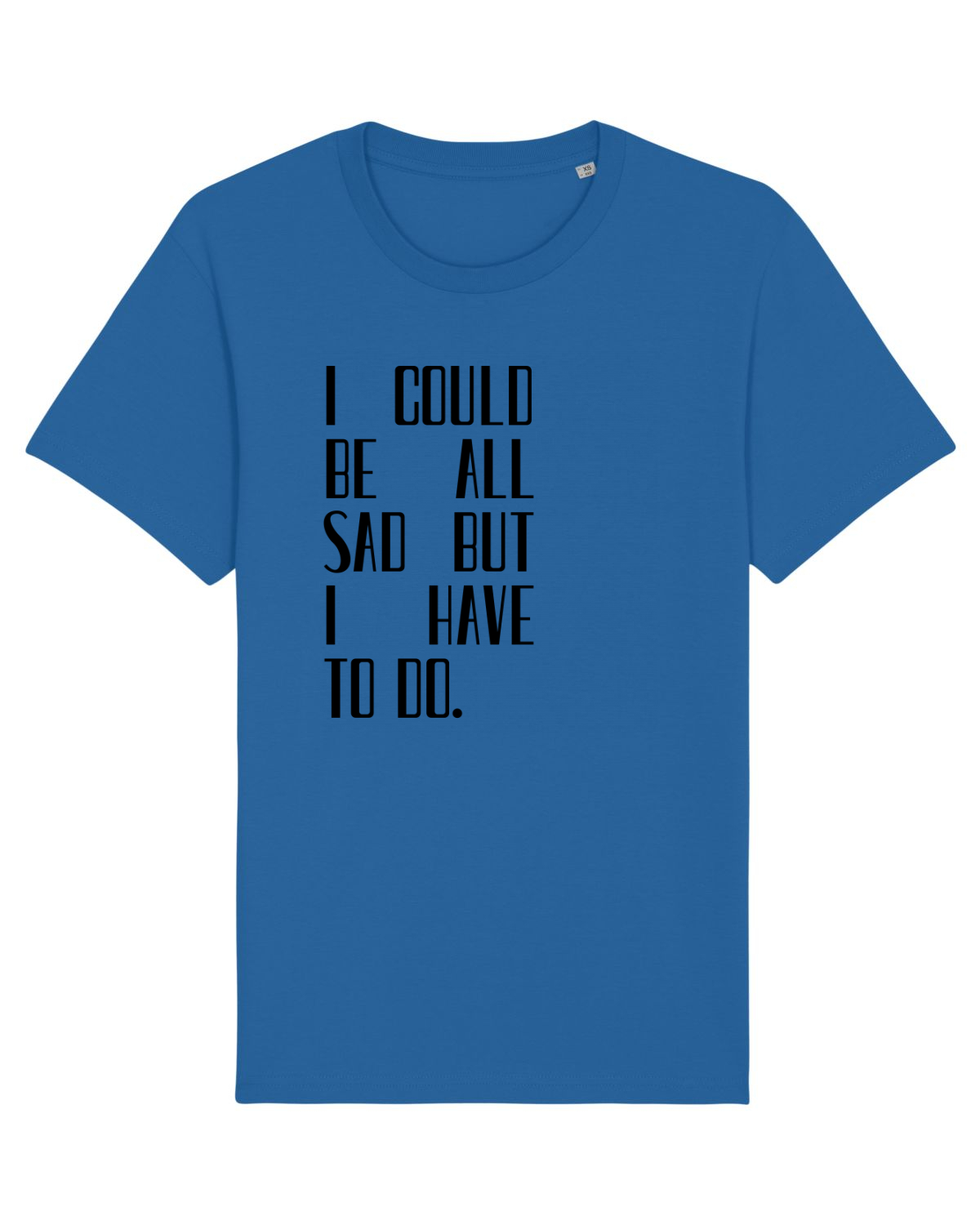 Tricou mânecă scurtă Unisex Rocker Royal Blue