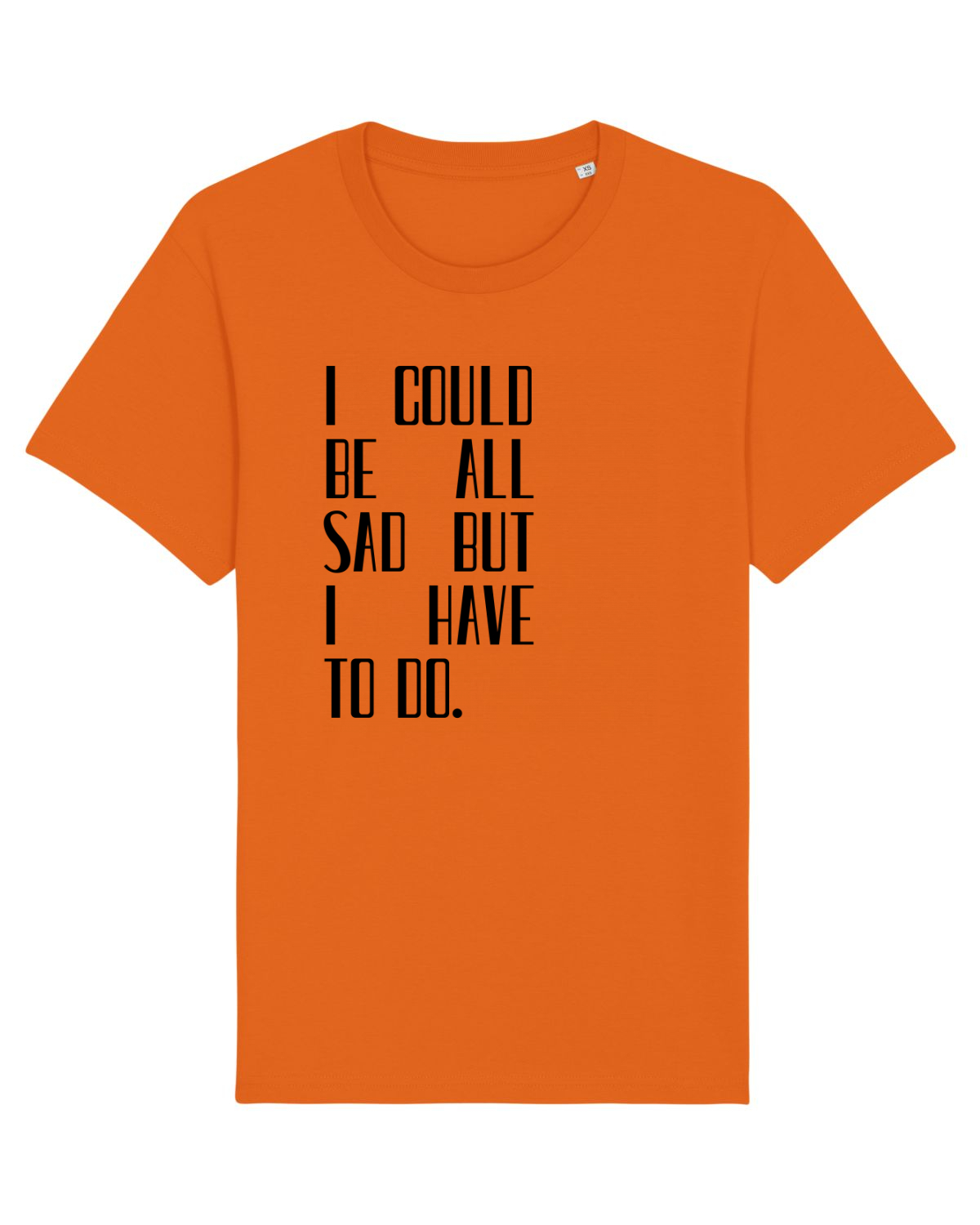 Tricou mânecă scurtă Unisex Rocker Bright Orange