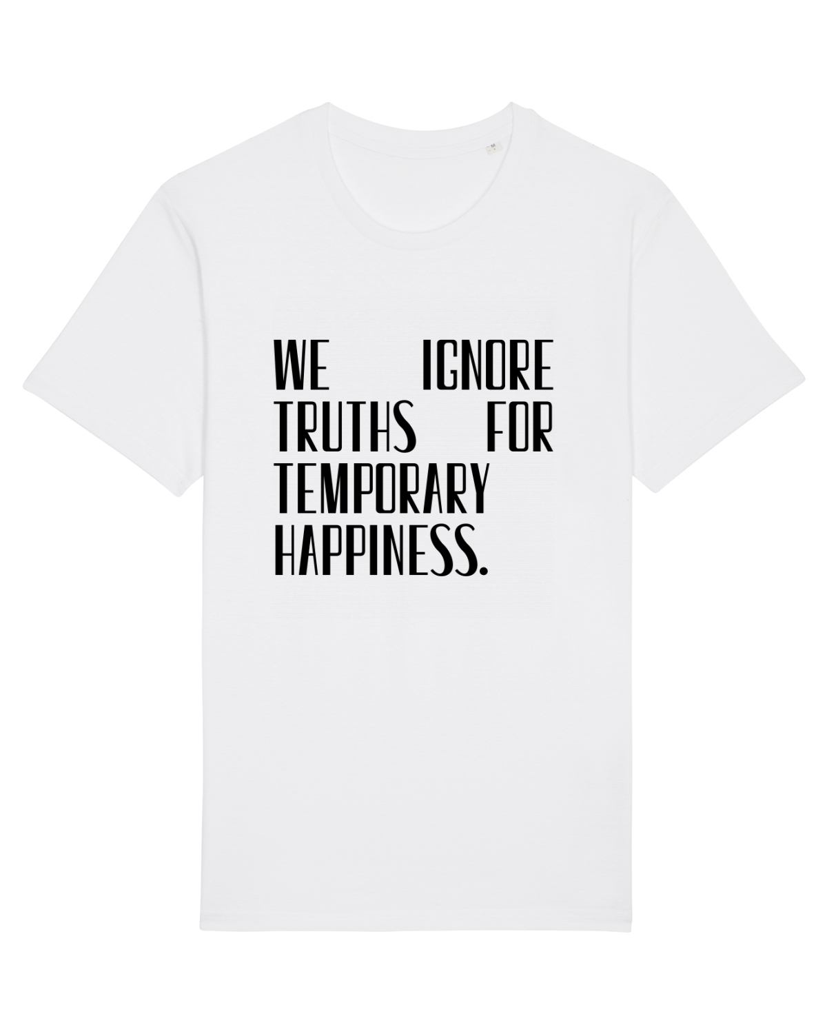 Tricou mânecă scurtă Unisex Rocker White