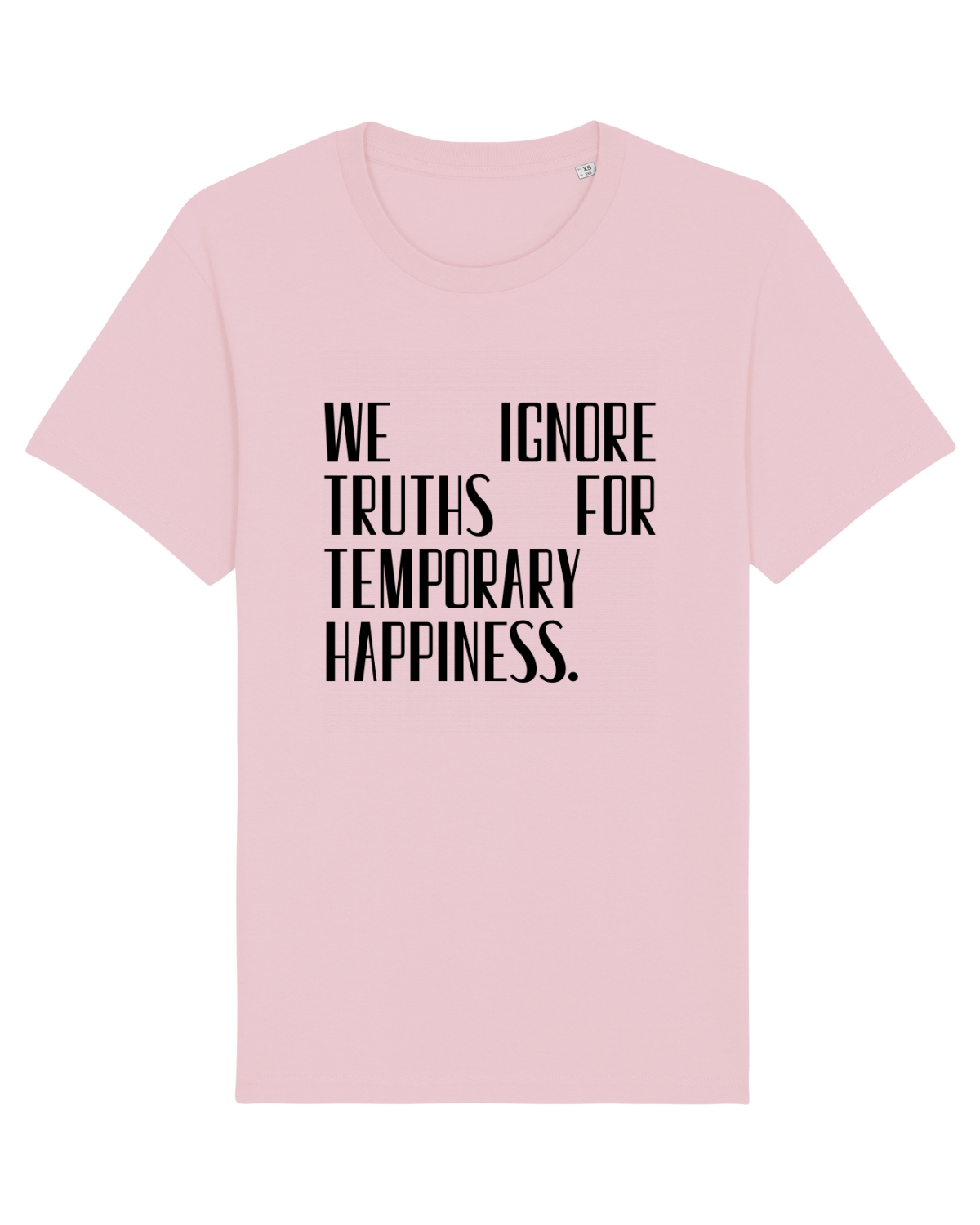 Tricou mânecă scurtă Unisex Rocker Cotton Pink