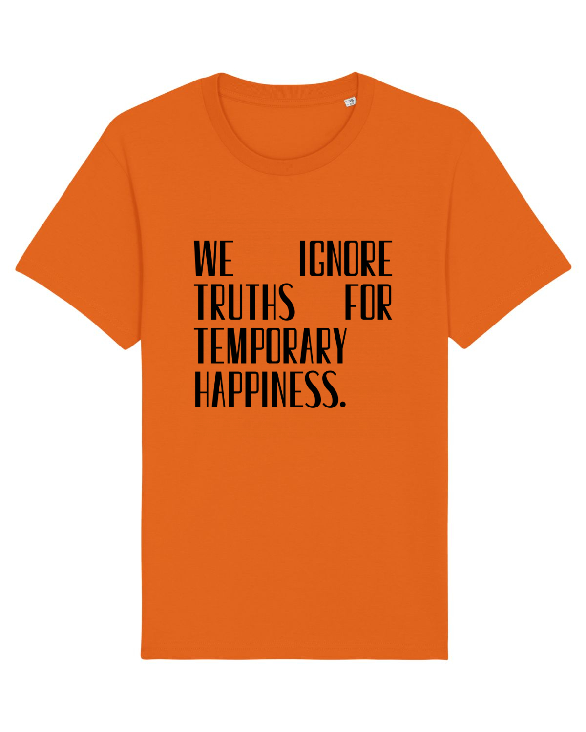 Tricou mânecă scurtă Unisex Rocker Bright Orange