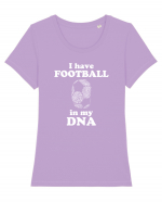 I have football in my DNA Tricou mânecă scurtă guler larg fitted Damă Expresser