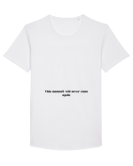 this moment will never come... Tricou mânecă scurtă guler larg Bărbat Skater