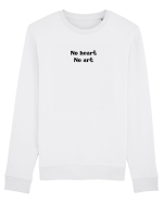 no heart no art Bluză mânecă lungă Unisex Rise
