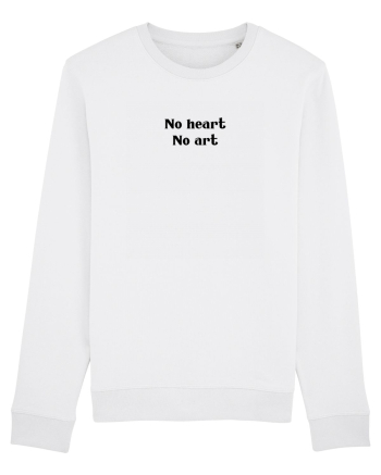 no heart no art White