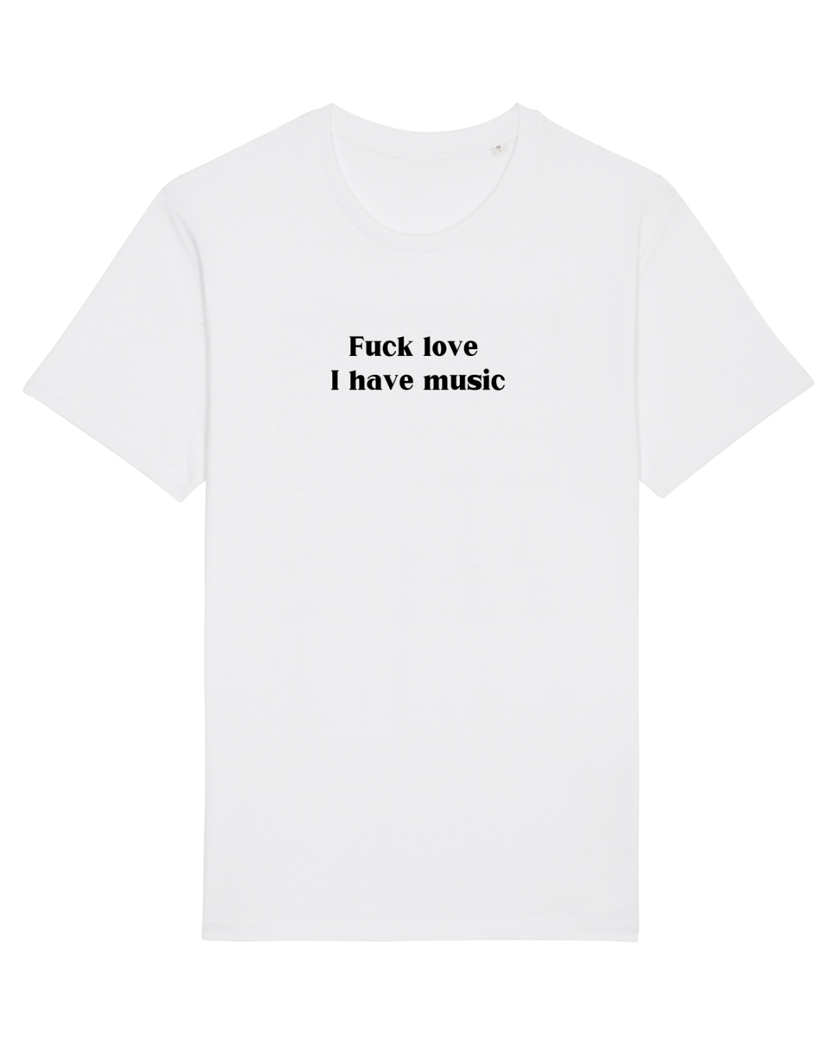 Tricou mânecă scurtă Unisex Rocker White