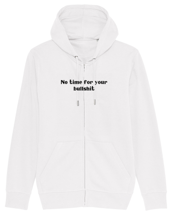 no time for bullshit White