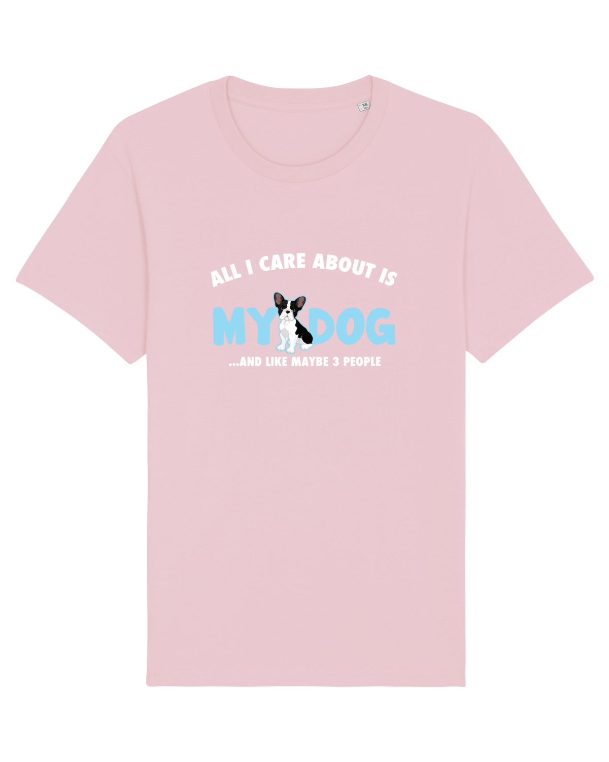 Tricou mânecă scurtă Unisex Rocker Cotton Pink