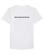 pause if you must but don t stop Tricou mânecă scurtă guler larg Bărbat Skater