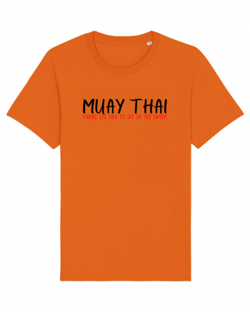 muat thai Bright Orange