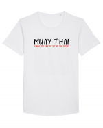 muat thai Tricou mânecă scurtă guler larg Bărbat Skater