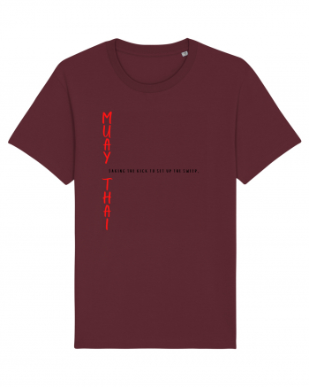 muat thai red Burgundy