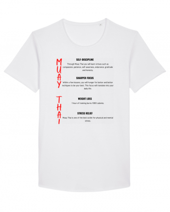 muat thai self White