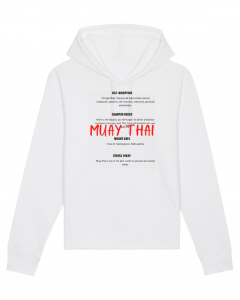 muat thai sharper White