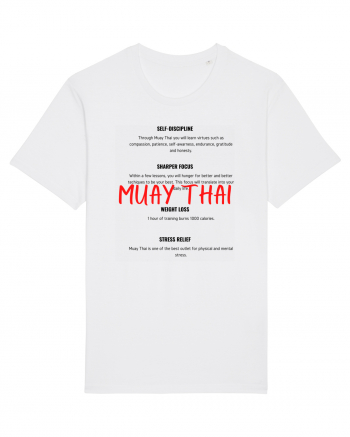 muat thai sharper White