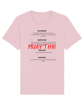 muat thai sharper Cotton Pink